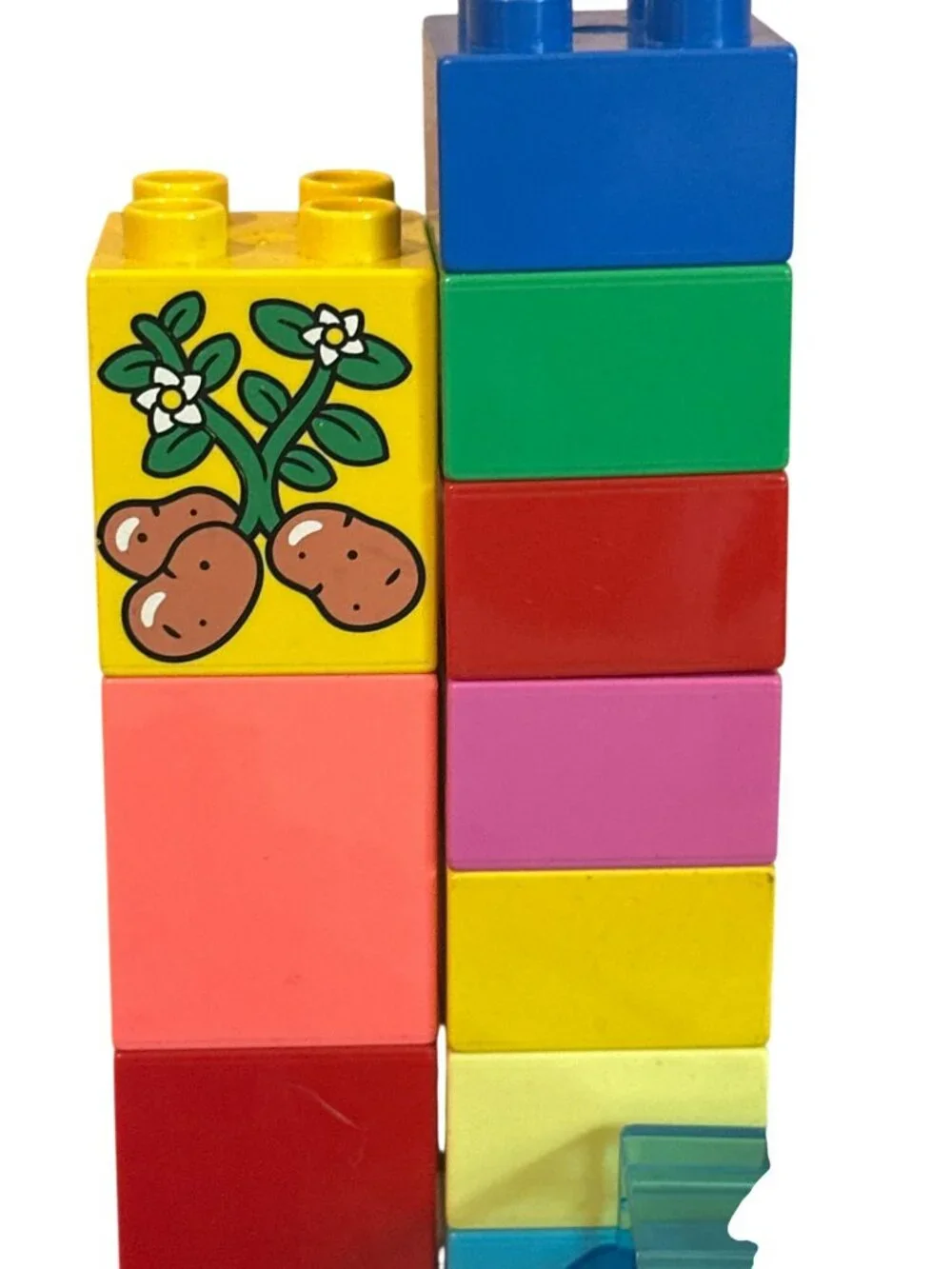 LEGO Duplo Blocks Lot 2x2 2x4 2x8 Bricks Building Toys Slopes Picture Blocks Etc